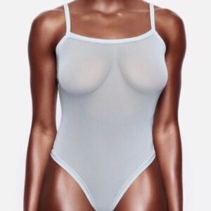 NO LONGER IN PRODUCTION RARE Mesh Strappy Cami Bodysuit